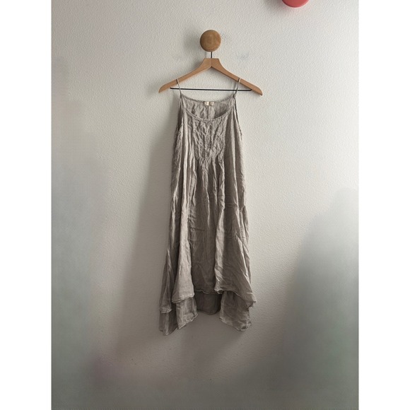 CP Shades Dresses & Skirts - CP Shades Cotton Silk Spaghetti Strap Midi Dress Size Small